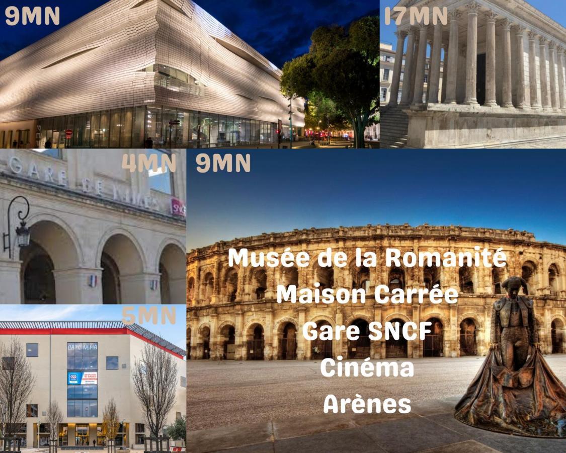 Appart Cosy Terrasse Gare De Nimes公寓 外观 照片